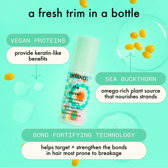 Amika The Closer Instant Split-End Seal Cream 50ml BRAND NEW/SEALED - Picture 4 of 9